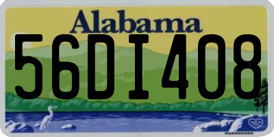 AL license plate 56DI408
