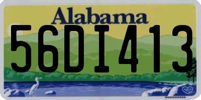 AL license plate 56DI413