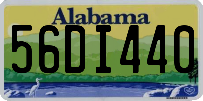 AL license plate 56DI440
