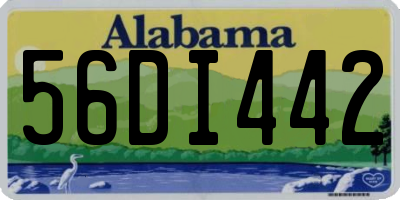 AL license plate 56DI442