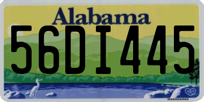AL license plate 56DI445