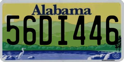 AL license plate 56DI446