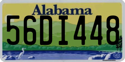 AL license plate 56DI448