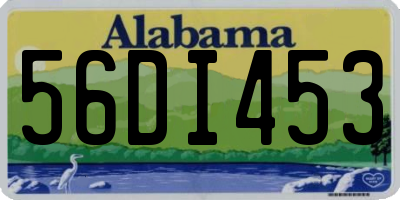 AL license plate 56DI453