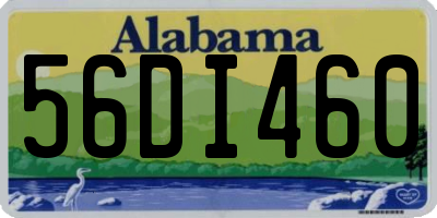 AL license plate 56DI460