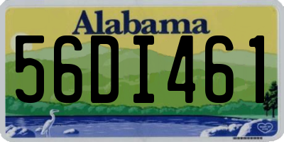 AL license plate 56DI461
