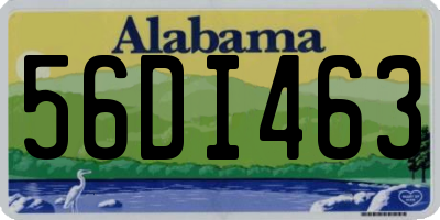 AL license plate 56DI463