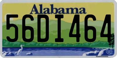 AL license plate 56DI464