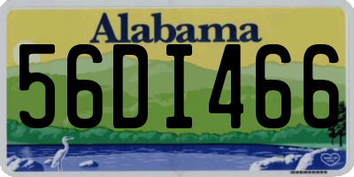 AL license plate 56DI466
