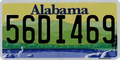 AL license plate 56DI469
