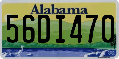 AL license plate 56DI470