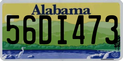 AL license plate 56DI473