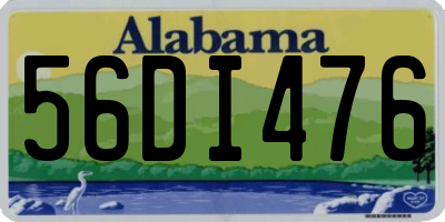 AL license plate 56DI476