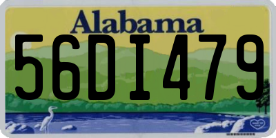 AL license plate 56DI479