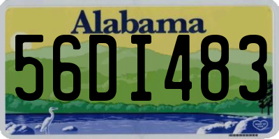 AL license plate 56DI483