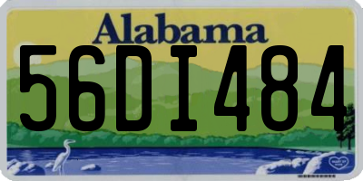 AL license plate 56DI484