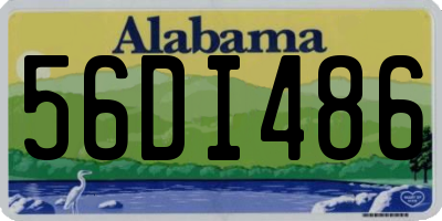 AL license plate 56DI486
