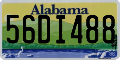 AL license plate 56DI488