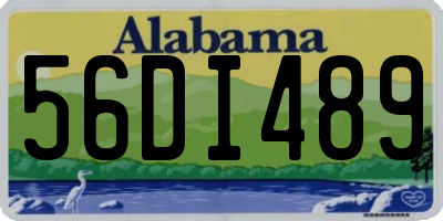 AL license plate 56DI489