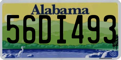AL license plate 56DI493
