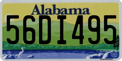 AL license plate 56DI495