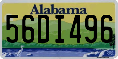 AL license plate 56DI496