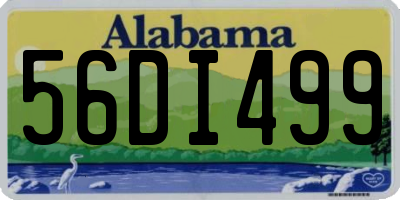 AL license plate 56DI499