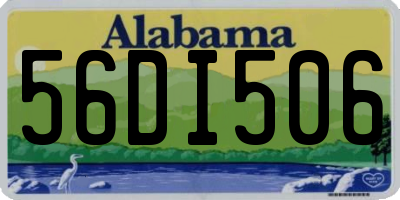 AL license plate 56DI506
