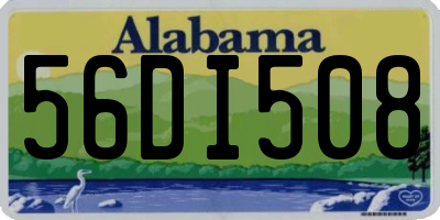 AL license plate 56DI508