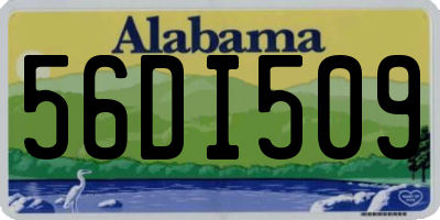 AL license plate 56DI509