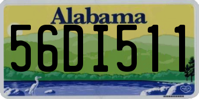 AL license plate 56DI511