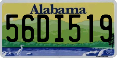 AL license plate 56DI519