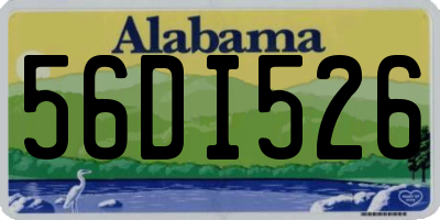 AL license plate 56DI526