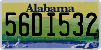 AL license plate 56DI532
