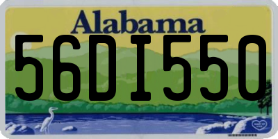 AL license plate 56DI550