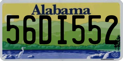 AL license plate 56DI552
