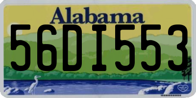 AL license plate 56DI553