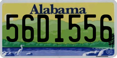 AL license plate 56DI556