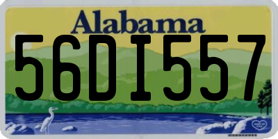 AL license plate 56DI557
