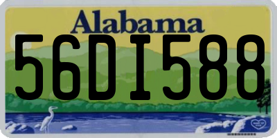 AL license plate 56DI588