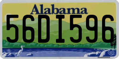 AL license plate 56DI596