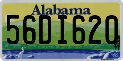 AL license plate 56DI620