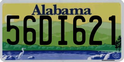 AL license plate 56DI621