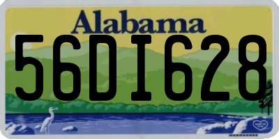 AL license plate 56DI628