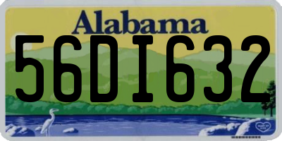 AL license plate 56DI632