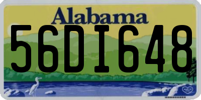 AL license plate 56DI648