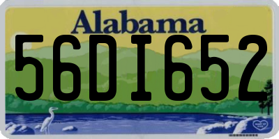 AL license plate 56DI652