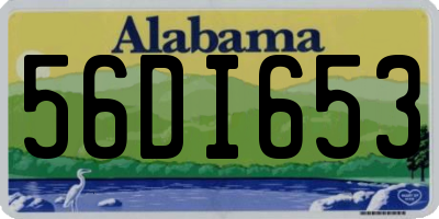AL license plate 56DI653