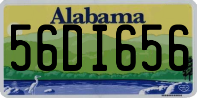 AL license plate 56DI656
