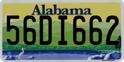AL license plate 56DI662